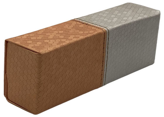 Cool Square Iron Leather 14.9cm Handmade Glasses Case