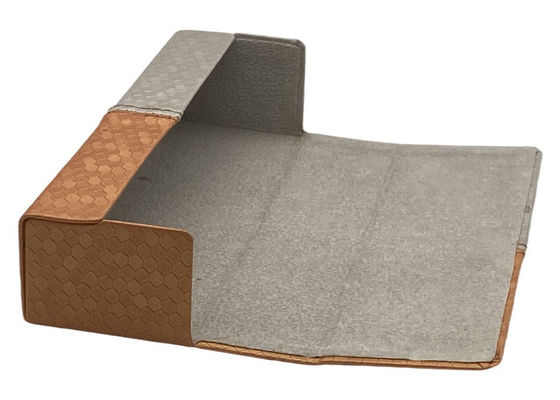 Cool Square Iron Leather 14.9cm Handmade Glasses Case